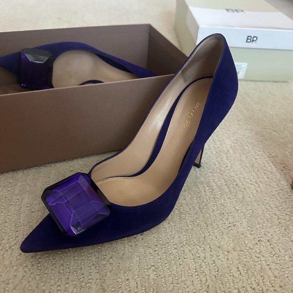 Gianvito Rossi Heels, Purple, Size 9